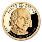 2007-S James Madison Presidential Dollar Proof