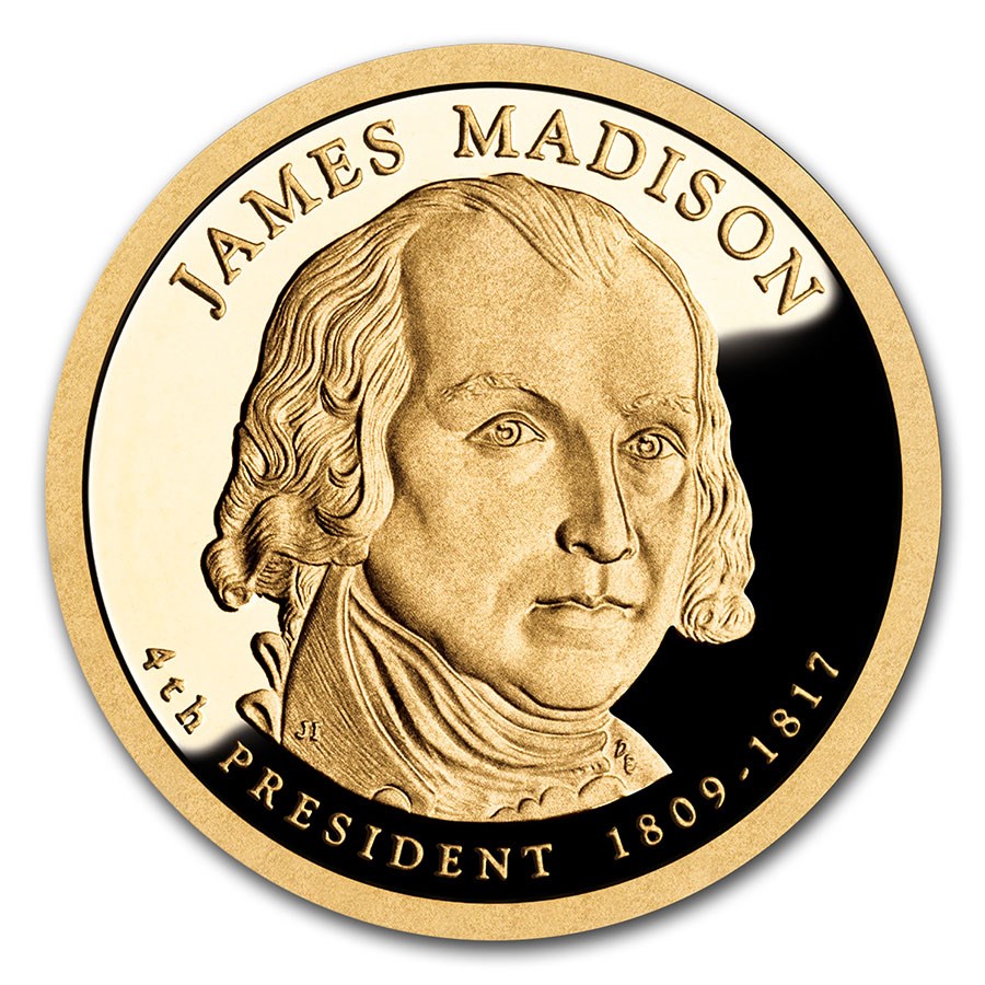 2007-S James Madison Presidential Dollar Proof