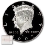 2007-S Kennedy Half Dollar 20-Coin Roll Proof