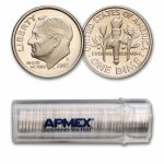 2007-S Roosevelt Dime 50-Coin Roll Proof (Clad)