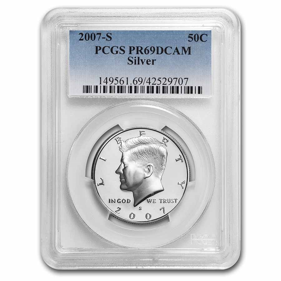 2007-S Silver Kennedy Half Dollar PR-69 PCGS