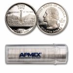 2007-S Utah State Quarter Gem Proof 40-Coin Roll (Silver)
