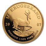 2007 South Africa 1/2 oz Proof Gold Krugerrand