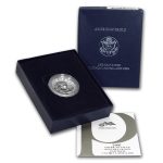 2007-W 1/2 oz Burnished American Platinum Eagle (w/Box & COA)