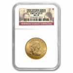 2007-W 1/2 oz Gold Jefferson's Liberty MS-70 NGC