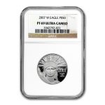 2007-W 1/2 oz Proof American Platinum Eagle PF-69 NGC