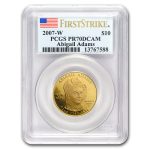 2007-W 1/2 oz Proof Gold Abigail Adams PR-70 PCGS (FS)