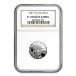2007-W 1/4 oz Proof American Platinum Eagle PF-70 UCAM NGC