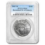 2007-W 1 oz Burnished American Platinum Eagle SP/MS-69 PCGS