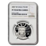 2007-W 1 oz Proof American Platinum Eagle PF-70 UCAM NGC