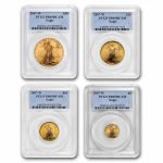 2007-W 4-Coin Proof American Gold Eagle Set PR-69 PCGS