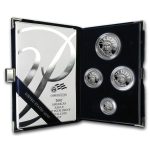 2007-W 4-Coin Proof American Platinum Eagle Set (w/Box & COA)