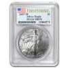 2007-W Burnished American Silver Eagle SP/MS-70 PCGS (FS)