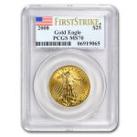 2008 1/2 oz American Gold Eagle MS-70 PCGS (FS)