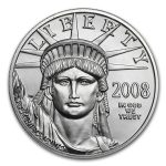 2008 1/2 oz American Platinum Eagle BU