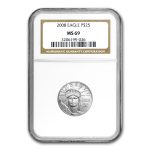 2008 1/4 oz American Platinum Eagle MS-69 NGC