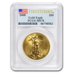 2008 1 oz American Gold Eagle MS-70 PCGS (FS)