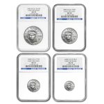 2008 4-Coin American Platinum Eagle Set MS-70 NGC (ER)