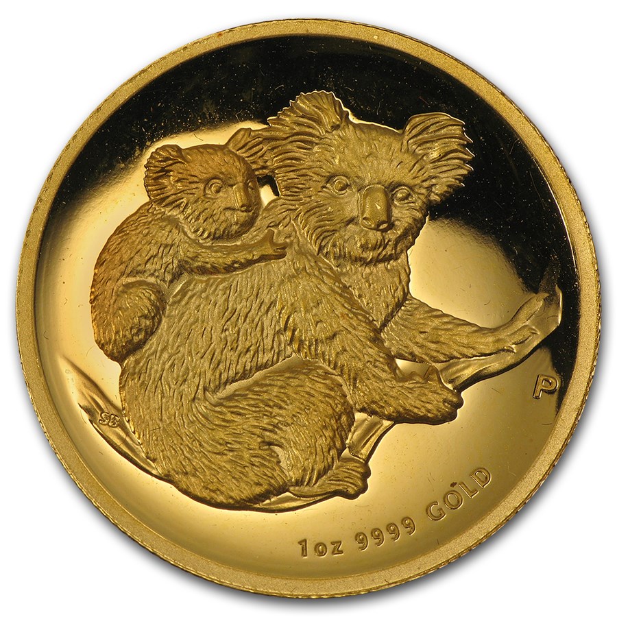 2008 Australia 1 oz Gold Proof Koala (High Relief)