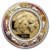 2008 China 1 oz Gold Bi-Metallic Panda Lunar Rat (w/ Box & COA)
