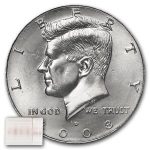 2008-D Kennedy Half Dollar 20-Coin Roll BU