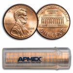 2008-D Lincoln Cent 50-Coin Roll BU