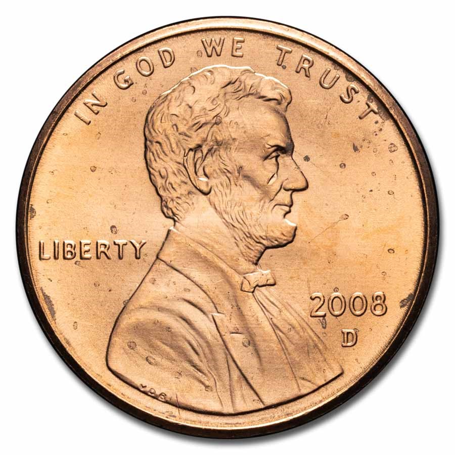 2008-D Lincoln Cent BU (Red)