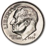 2008-D Roosevelt Dime BU