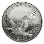 2008-P Bald Eagle $1 Silver Commem BU (Capsule Only)