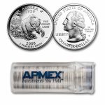 2008-S Alaska State Quarter Gem Proof 40-Coin Roll (Silver)