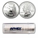 2008-S Hawaii State Quarter Gem Proof 40-Coin Roll (Silver)