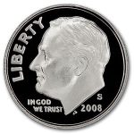 2008-S Roosevelt Dime Gem Proof