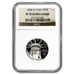2008-W 1/2 oz Proof American Platinum Eagle PF-70 UCAM NGC