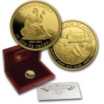 2008-W 1/2 oz Proof Gold Van Buren's Liberty (w/Box & COA)