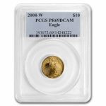 2008-W 1/4 oz Proof American Gold Eagle PR-69 DCAM PCGS