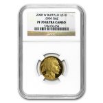 2008-W 1/4 oz Proof Gold Buffalo PF-70 NGC