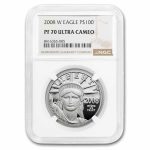 2008-W 1 oz Proof American Platinum Eagle PF-70 NGC