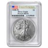 2008-W Burnished American Silver Eagle SP/MS-70 PCGS (FS)