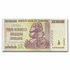 2008 Zimbabwe 200 Million Dollars Building Statue Avg Circ