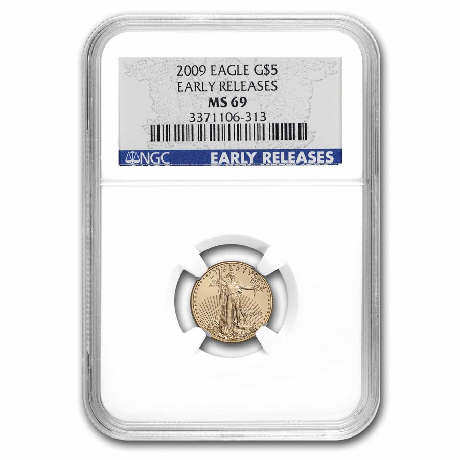 2009 1/10 oz American Gold Eagle MS-69 NGC (Early Releases)