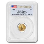 2009 1/10 oz American Gold Eagle MS-69 PCGS (FirstStrike®)