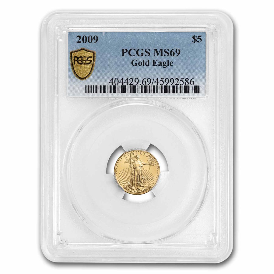 2009 1/10 oz American Gold Eagle MS-69 PCGS