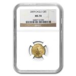 2009 1/10 oz American Gold Eagle MS-70 NGC