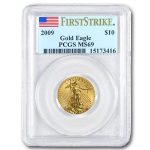 2009 1/4 oz American Gold Eagle MS-69 PCGS (FS)