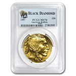 2009 1 oz Gold Buffalo MS-70 PCGS (Black Diamond)