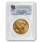 2009 1 oz Gold Buffalo MS-70 PCGS (FirstStrike®)