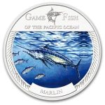 2009 1 oz Silver Game Fish of the Pacific Ocean (Marlin)