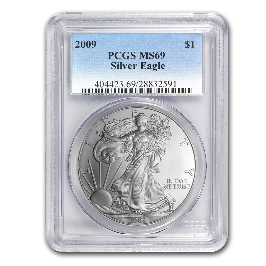 2009 American Silver Eagle MS-69 PCGS