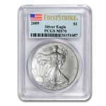 2009 American Silver Eagle MS-70 PCGS (FirstStrike®)