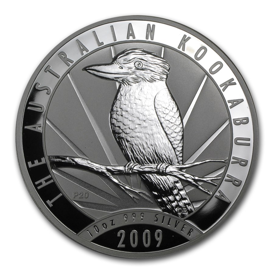 2009 Australia 10 oz Silver Kookaburra BU